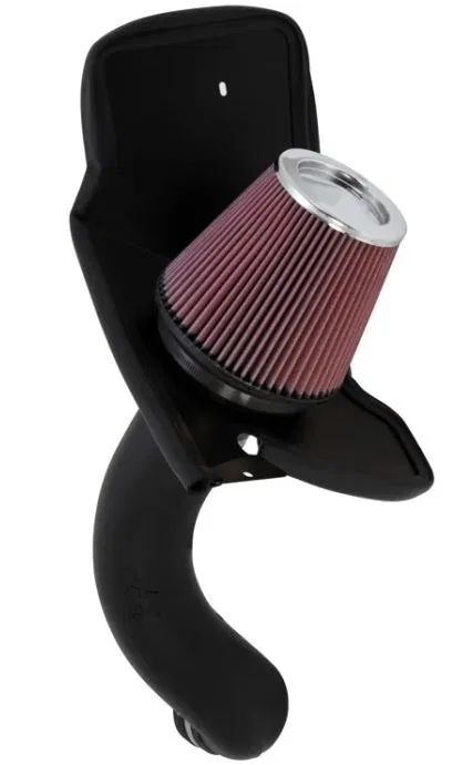 57-3023-1 – K&N FILTER Cold Air Intake, Black Polyethylene Tube Red Filter - view 2